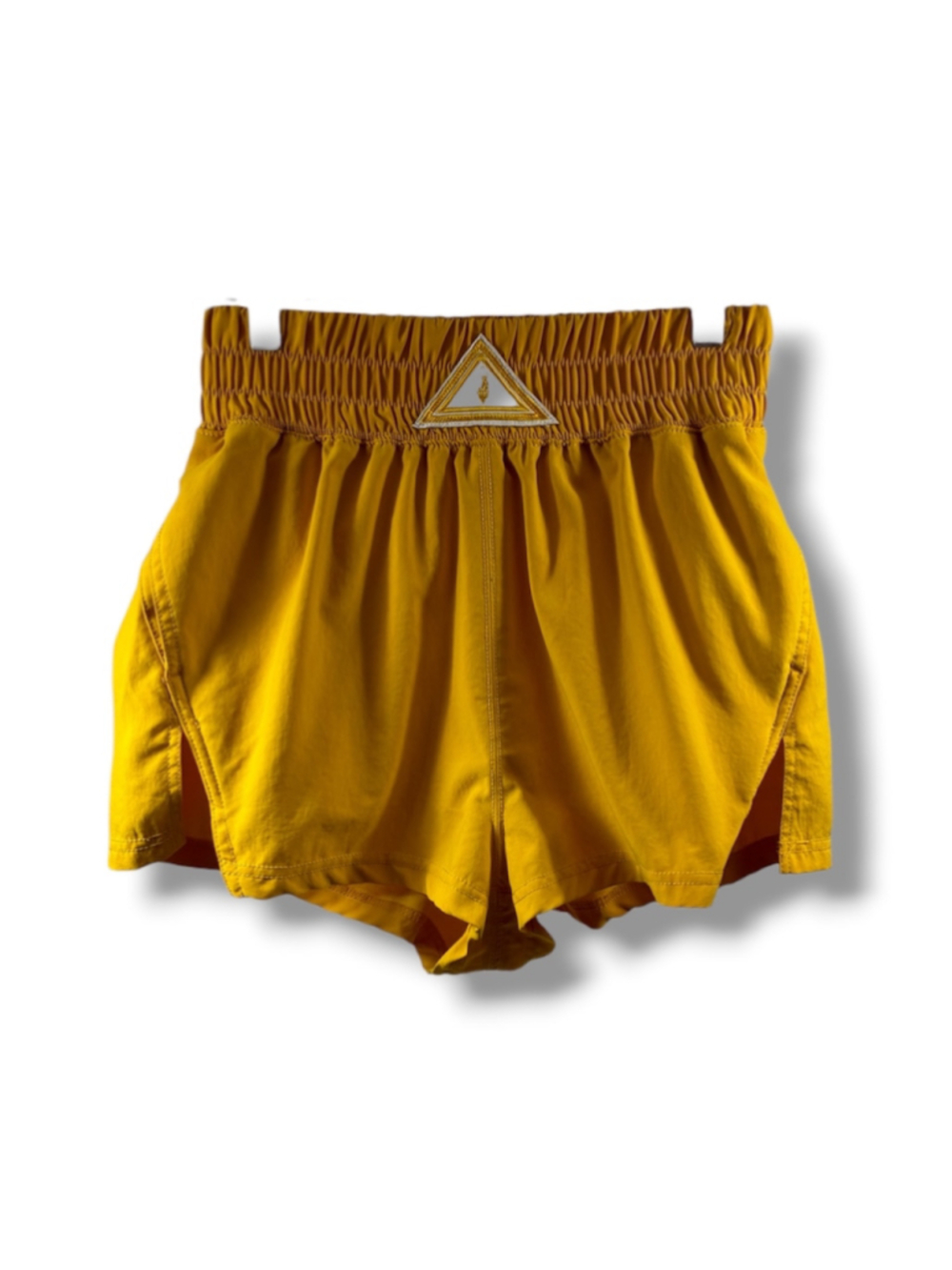 Free People Movement Athletic Shorts in Mustard Yellow Size S